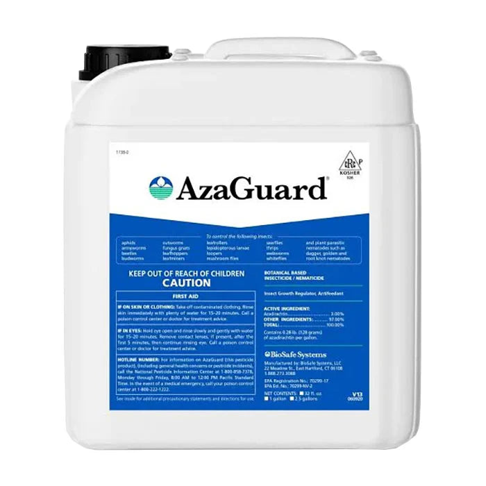 AzaGuard, Organic Insecticide, Nematicide-OMRI Listed, BioSafe