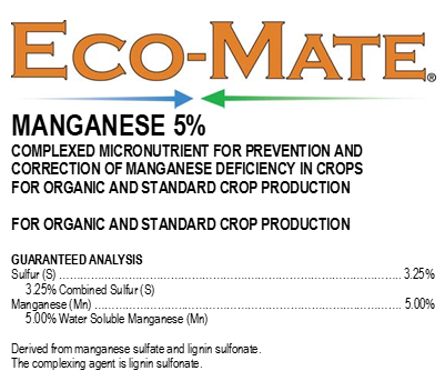 ECO-MATE® 5% Manganese- Organic Certified- HAE