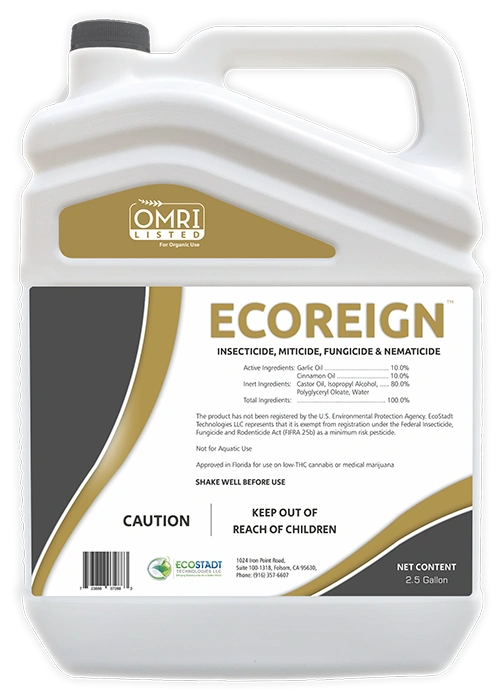 EcoReign® Organic Certified Insecticide, Miticide, Fungicide & Nematicide- ECOSTADT