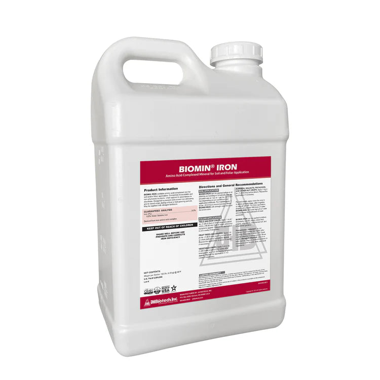 Biomin Iron, 5% Fe, JH BIOTECH, Organic Liquid Fertilizer