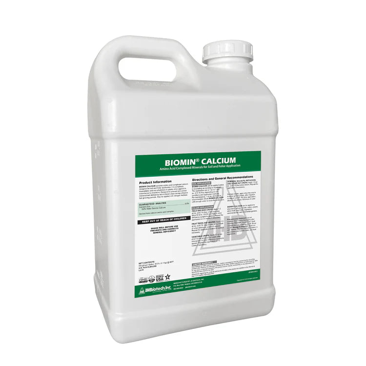 Biomin Calcium 5% Ca, JH BIOTECH, Organic Certified Liquid Fertilizer