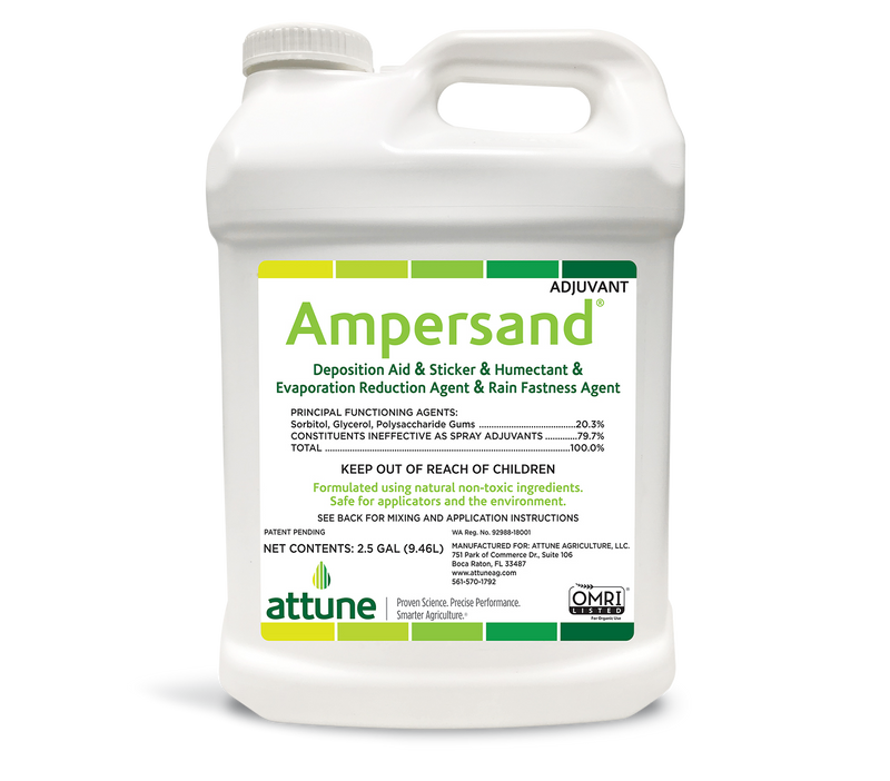 Ampersand, Organic Adjuvant Deposition Aid, Humectant & Evaporation Control
